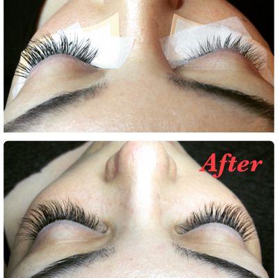 Gorgeous eyelash extensions !