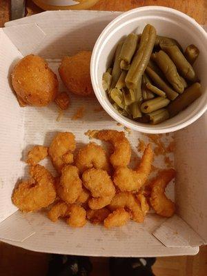 The Popcorn Shrimp Basket from Long John Silvers.