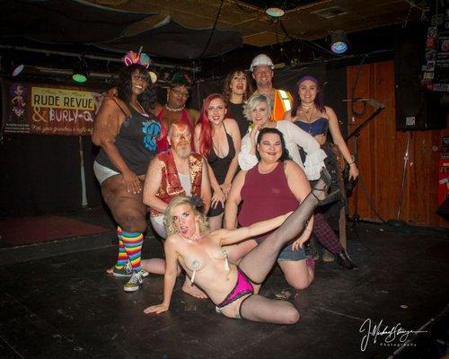 Cast of Rude Revue and Burly Q - Sept 8, 2018