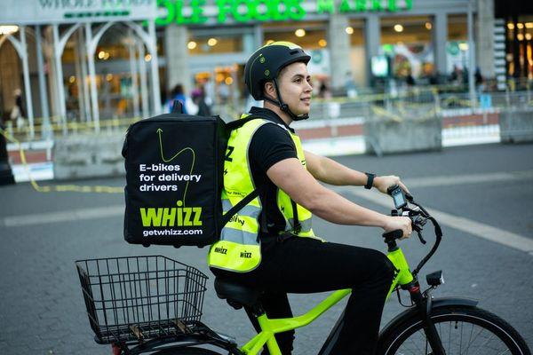 Whizz electric bike rental for delivery riders