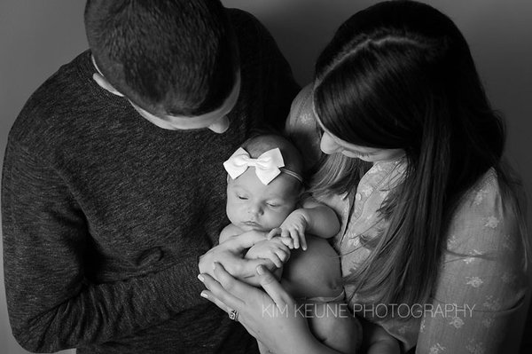 Newborn family session