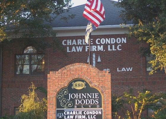 Charlie Condon Law Firm, LLC, 880 Johnnie Dodds Blvd. Mount Pleasant, SC 29464