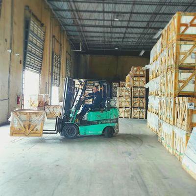 Nova Tile's Hard Working Warehouse Team always makes sure your orders are transported, moved, and delivered correctly!