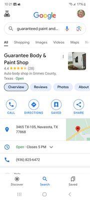 Guarantee Body & Paint Shop