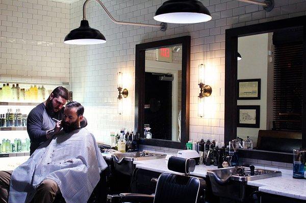 The Parker Barber Northshore is an Aveda Men barbershop in Hammond, with the best men's haircuts, best beard trims and best men's facials.