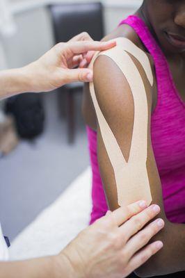 Kinesio taping promotes faster healing.