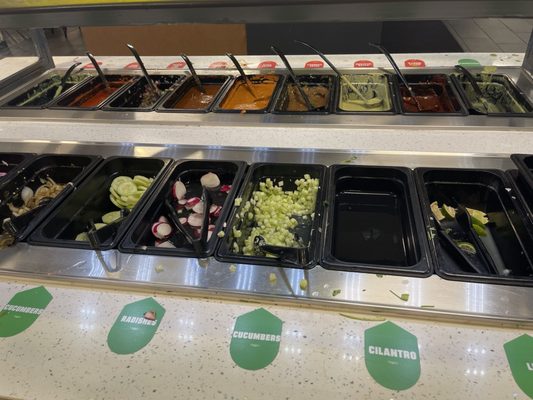 Salsa bar