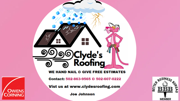 Image of Clyde's Bluegrass Roofing Information.