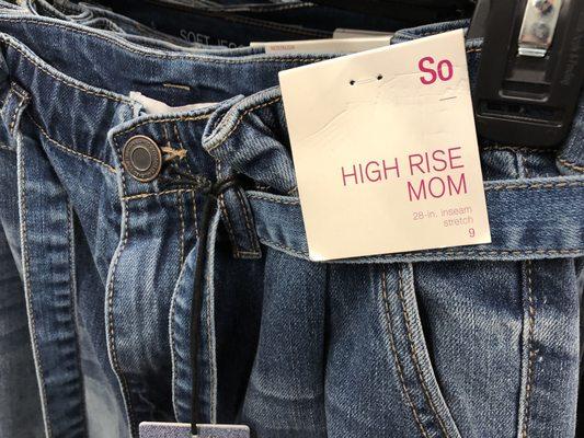 They actually sell Mom jeans haha