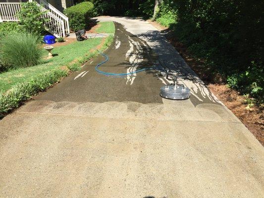 Driveway Before and After