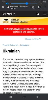 UWM should connect with European Gifts & Food owner for a Eukrainian perspective on the current crisis!