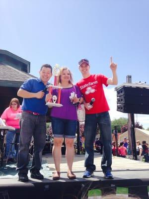 Jalepeno eating contest winner 2 years in a row!