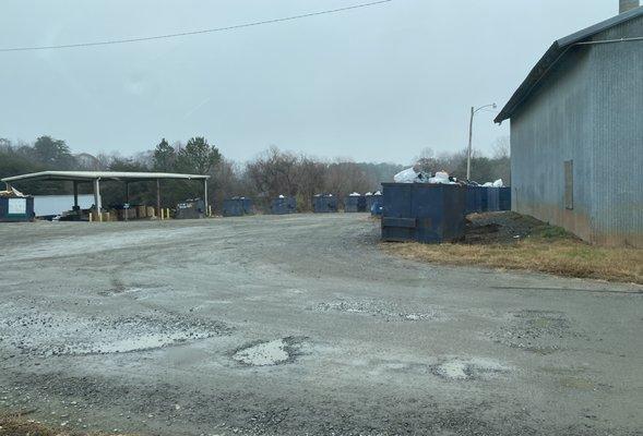 Dumpsters for household trash