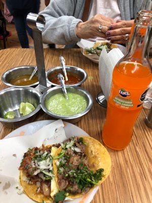 Suadero and el pastor tacos