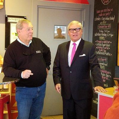 Fuzzy Zoeller and Senator Ron Alting talking about the relocating of production to Cardinal Spirits