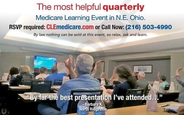 Free Medicare Seminars, in N.E. Ohio!