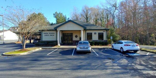 Parda Credit Union Greenwood, SC branch.