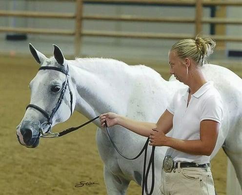 Lenita Mia ++ (El Hermano x Lens) at Sport Horse Nationals in Nampa Idaho