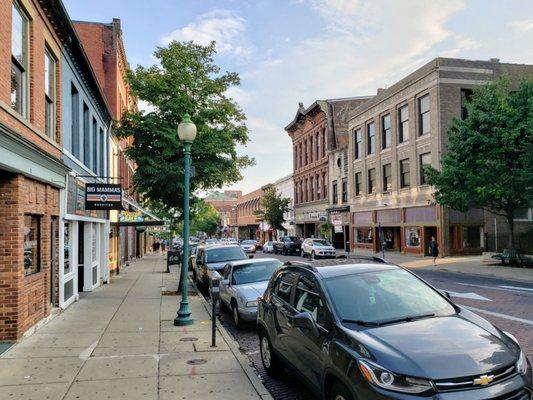 Looking South on Court St. in Downtown Athens