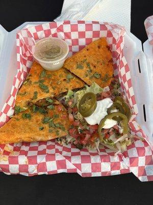 Birria quesadilla from East Coast tacos