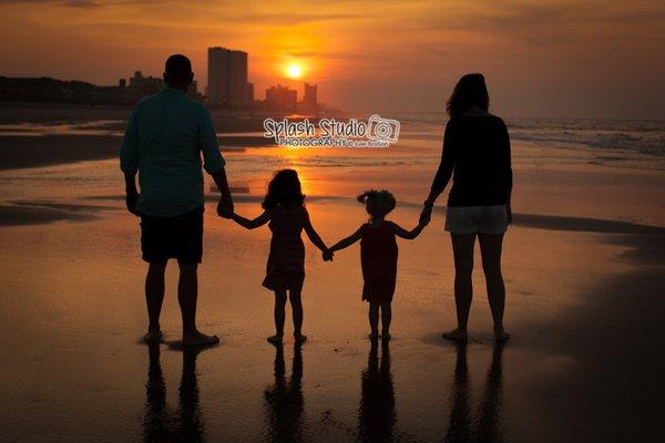 Sunrise beach portraits, North Myrtle Beach, SC.