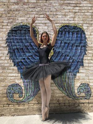 Ballerina with wings