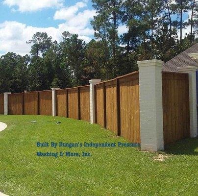 August 2016 residential fence 300' Biloxi, MS