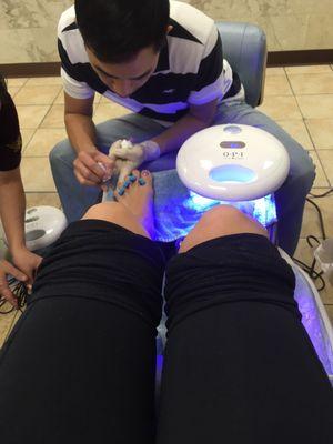 Gel pedicure!