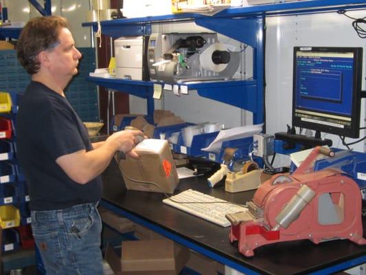 Fully bar-code-operated warehouse minimizes errors. Our accuracy rating currently stands at 99.93%.