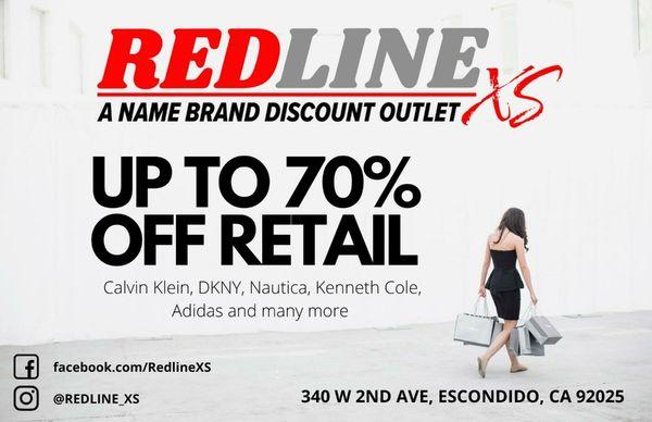 Your local Brand Name Discount Bargain Outlet. Up to 70% off retail prices.