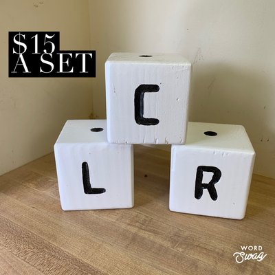 Left right center yard dice game