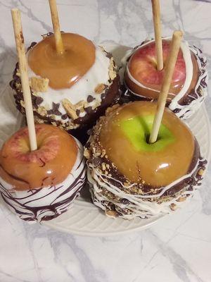 Variety Caramel Apples