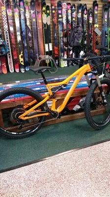 Full suspension bikes are here