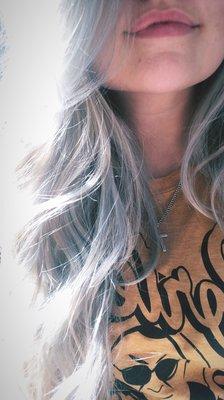 Went to silver from dirt blonde!