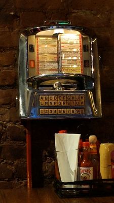 A jukebox at Jackson Hole.