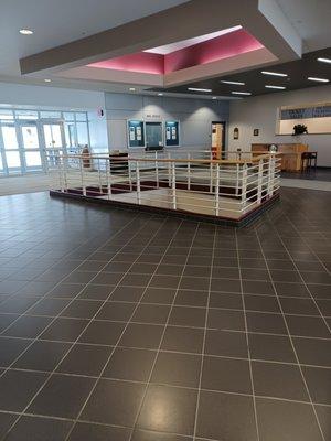 Upper Atrium in the Howard Stowe Roberts Cultural Life Center