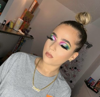 Colorful glam