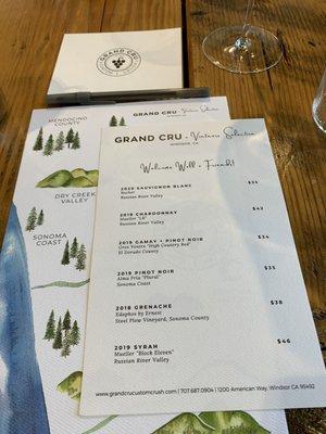 Personalized tasting list!