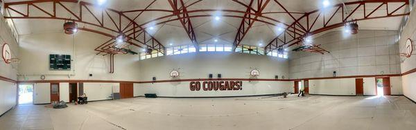 Redwood Day School Gym Repaint