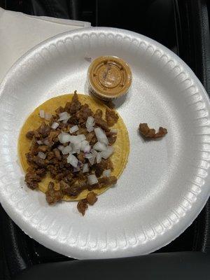 $3.30 - Al Pastor taco