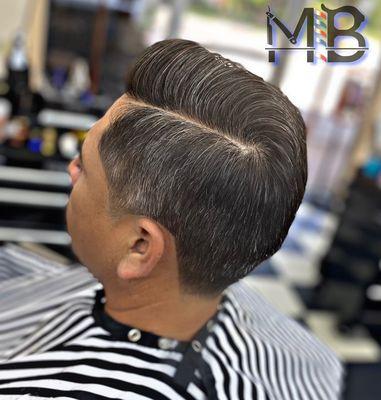 Nice Part Design with the Gentleman Haircut.