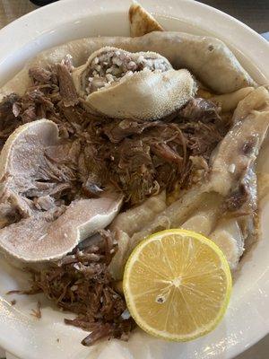 Pacha or khash (sheep head soup)