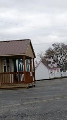 A few of the buildings on the lot.