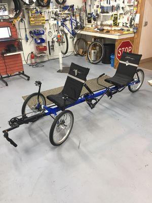 Recumbent tandems?!?! Not always in stock...