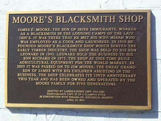 Moore's Blacksmith Shop