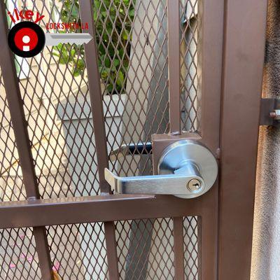 Installing a lock on a gate