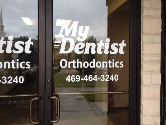 The Orthodontic suite is at the back if the building. There is a back parking lot for Ortho.