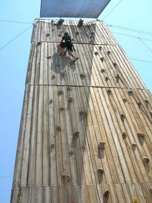 Challenge yourself on one of our ropes courses