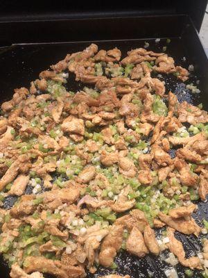 Original Fry Daddy's - Chicken Fried Rice being prepared.