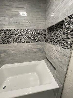 Upstairs bathroom remodel